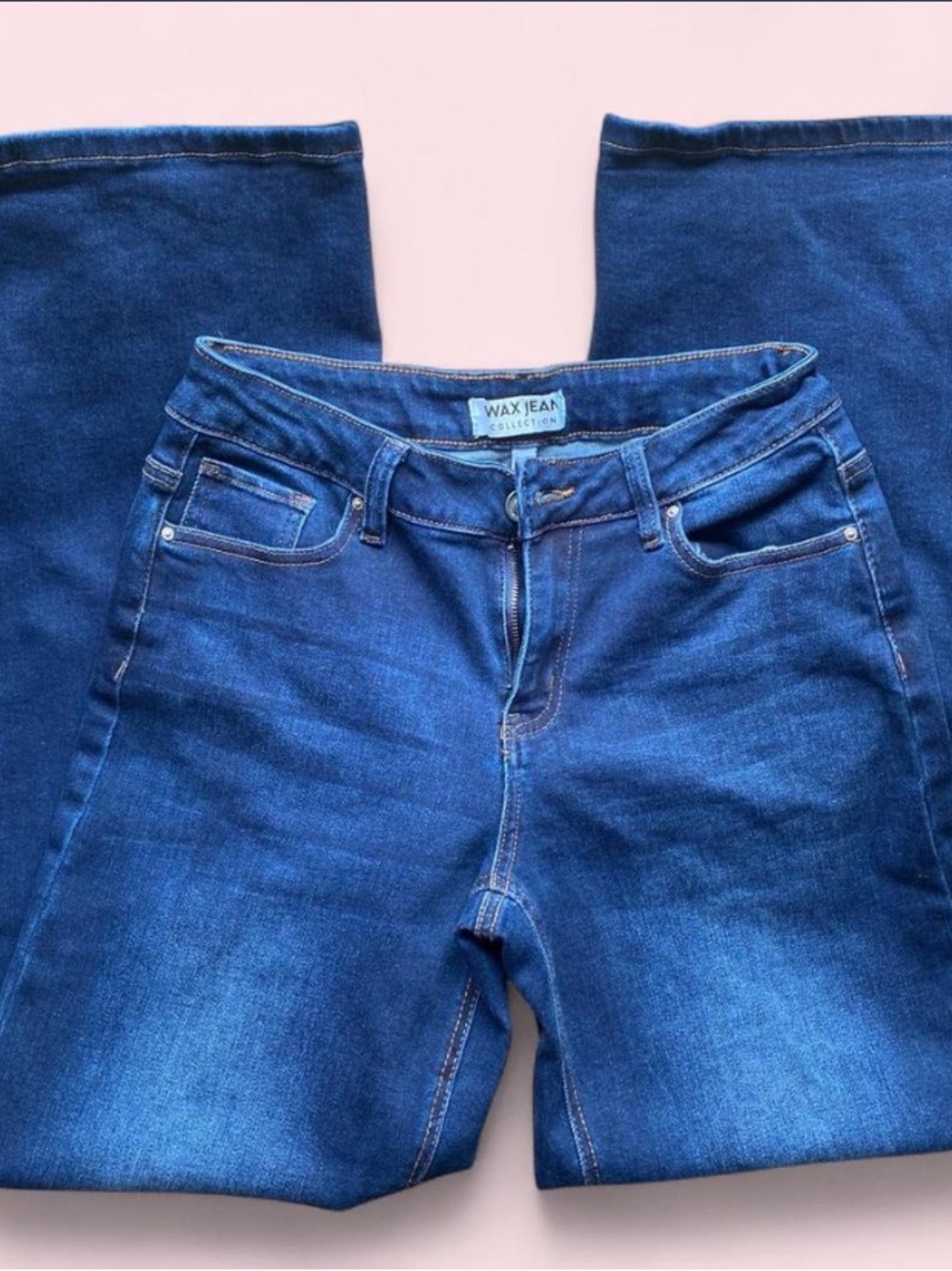 Wax Jean Women's Deep Indigo Flare Jeans